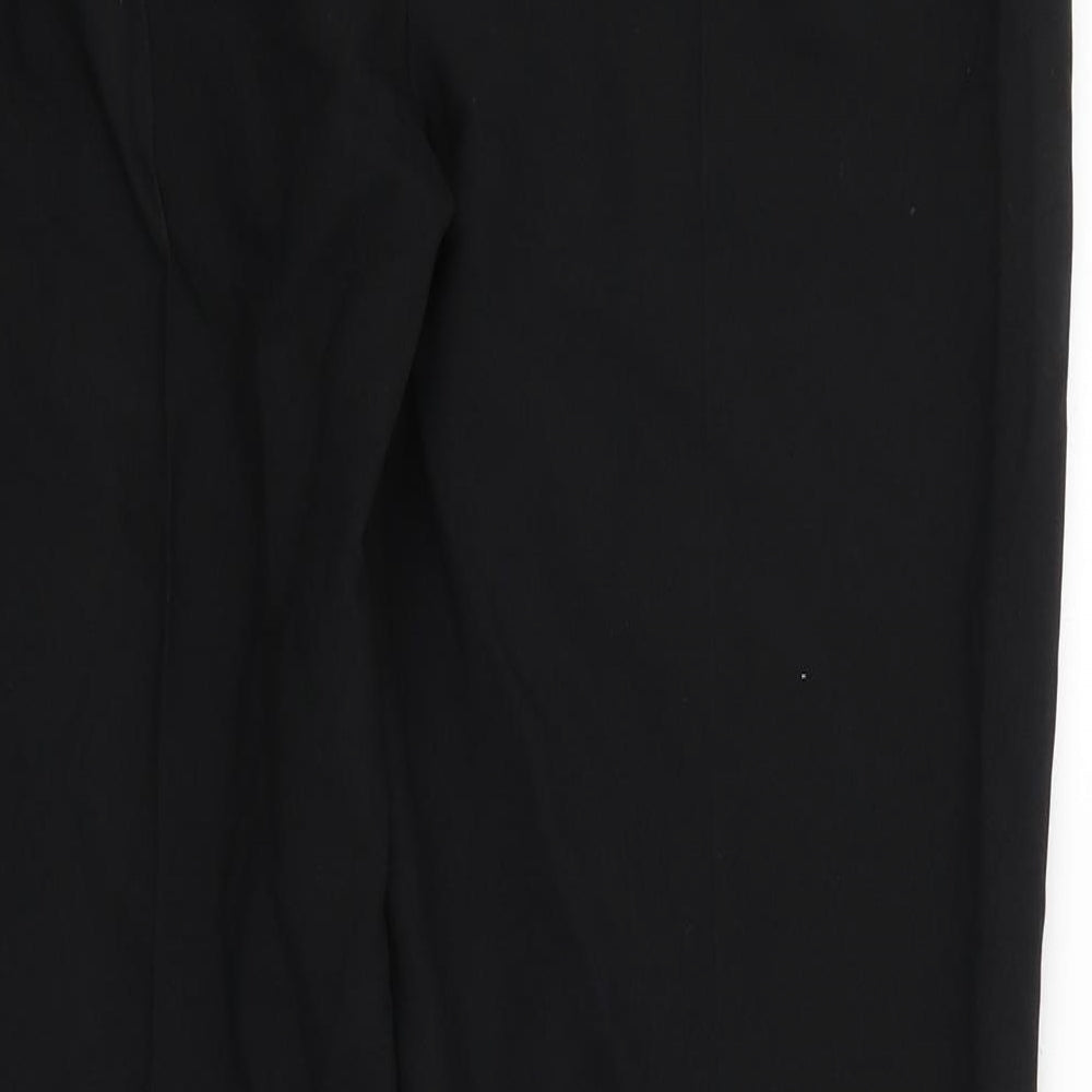 Marks and Spencer Womens Black Dress Pants Trousers Size 12 L27 in