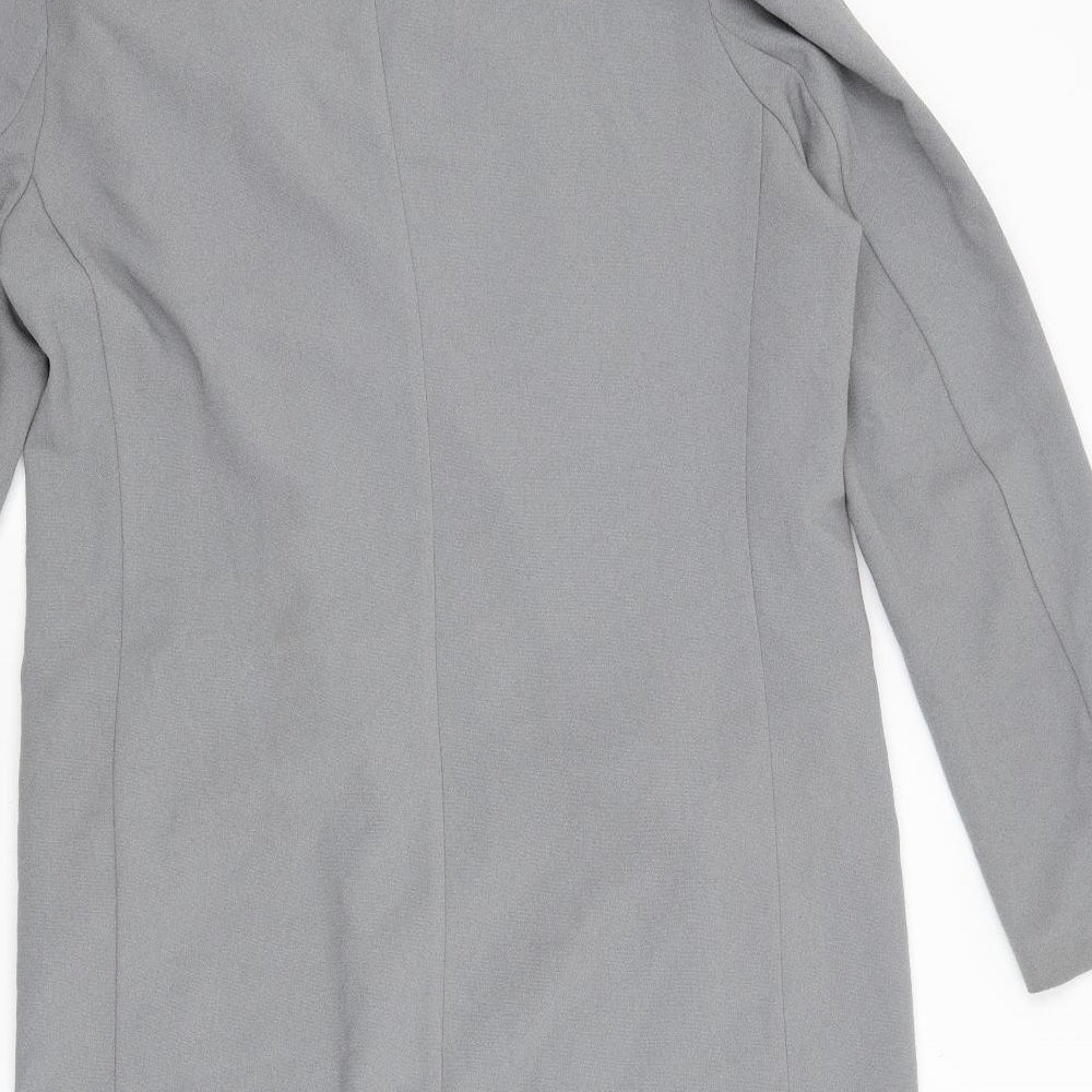 A&G Womens Grey Overcoat Jacket Size 12