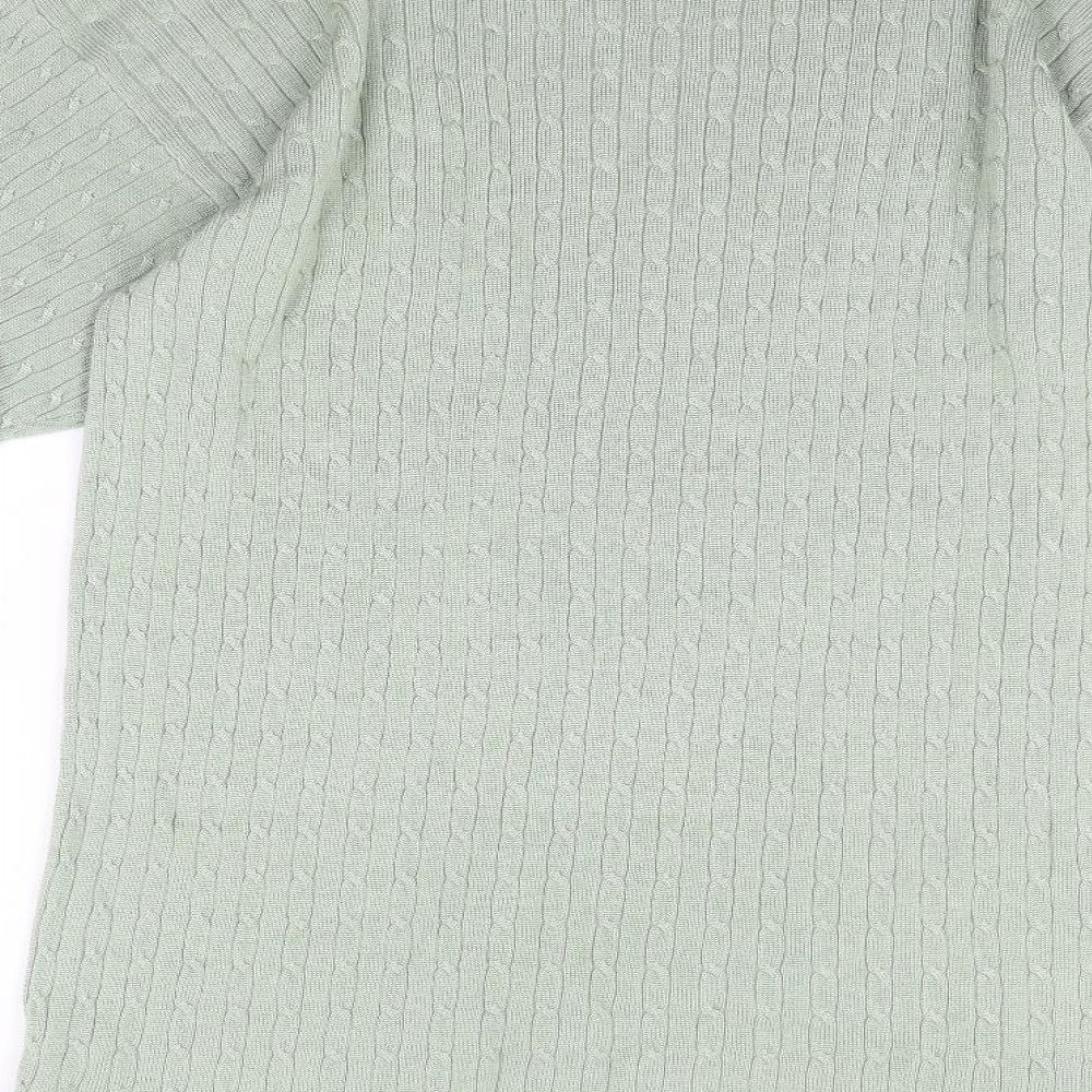 J Taylor Womens Green Jumper Dress Size M