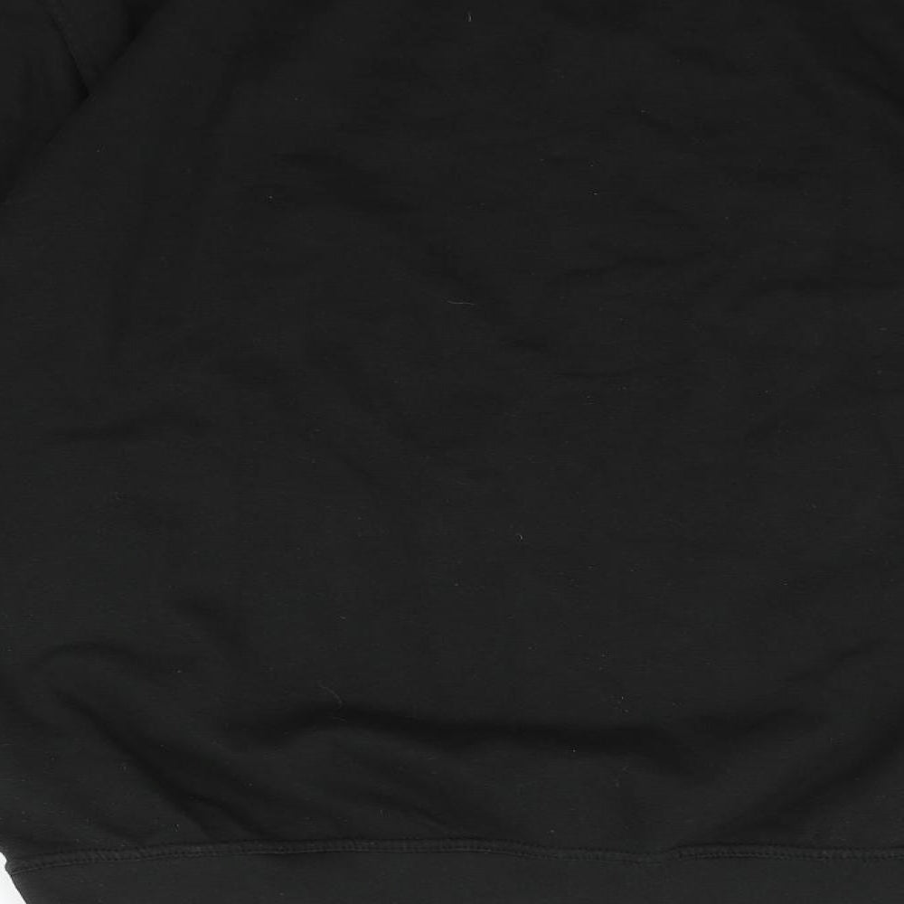 Uneek Mens Black Pullover Jumper Size M
