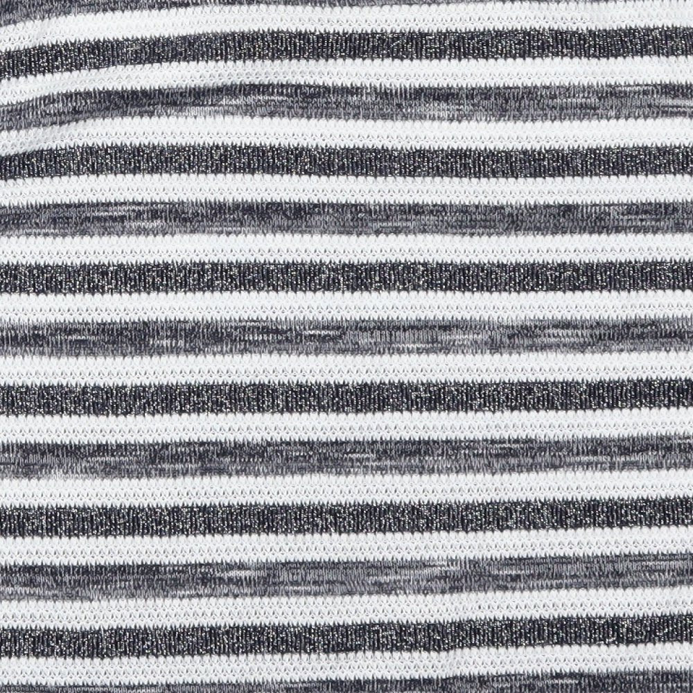 Oasis Womens Blue Striped Pullover Jumper Size L
