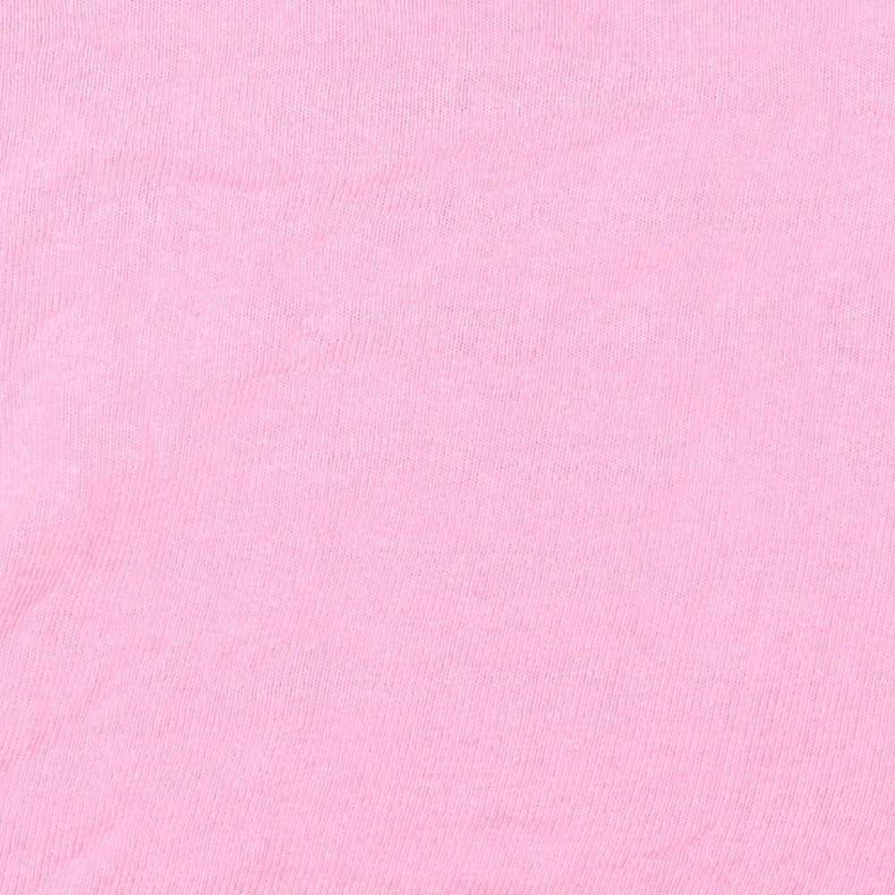 Me Womens Pink Striped Cardigan Jumper Size L - Cardigan and Top All in One