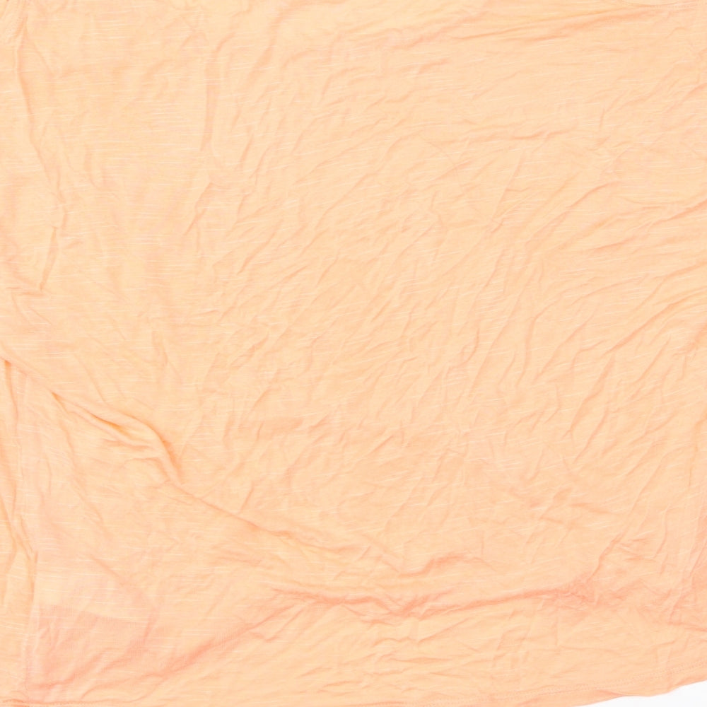 New Look Womens Orange Basic Blouse Size 10