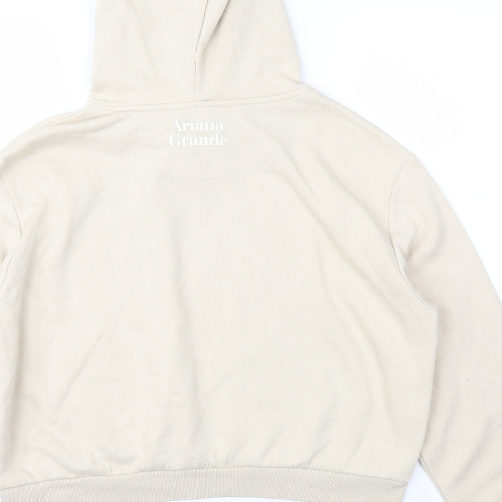 Divided Womens Beige Pullover Hoodie Size M