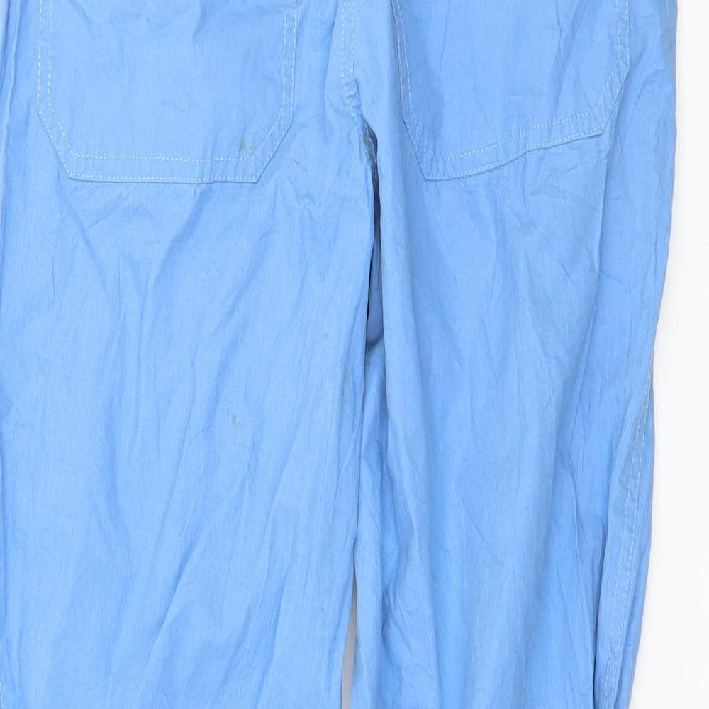 Fisobail Womens Blue Trousers Size 28 in L26 in