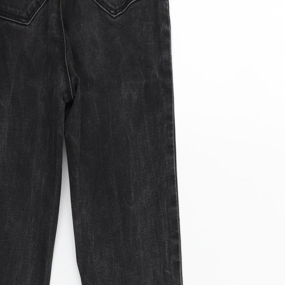 Denim & Co. Womens Black Denim Skinny Jeans Size 4 L27 in