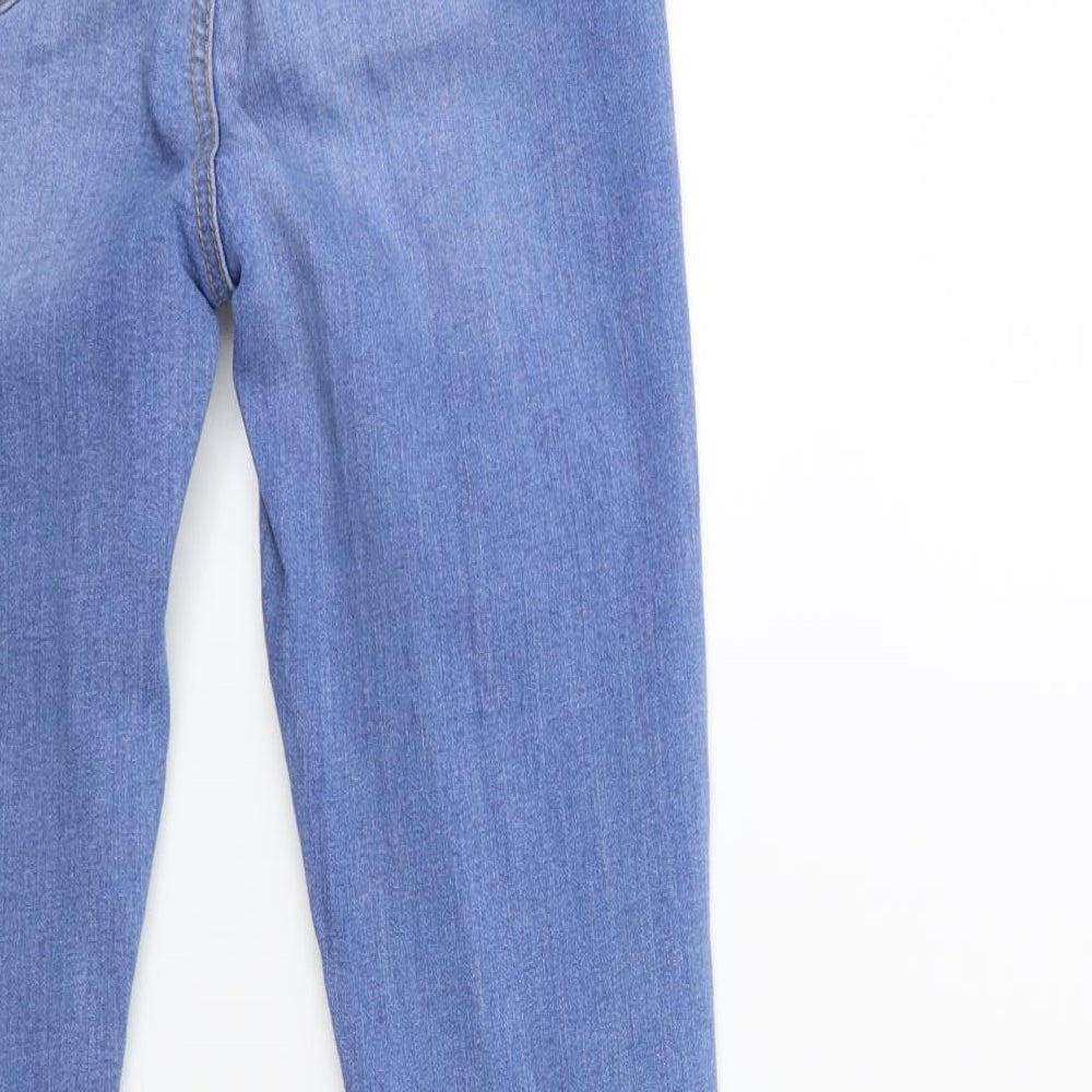 Denim & Co. Womens Blue Denim Skinny Jeans Size 8 L26 in
