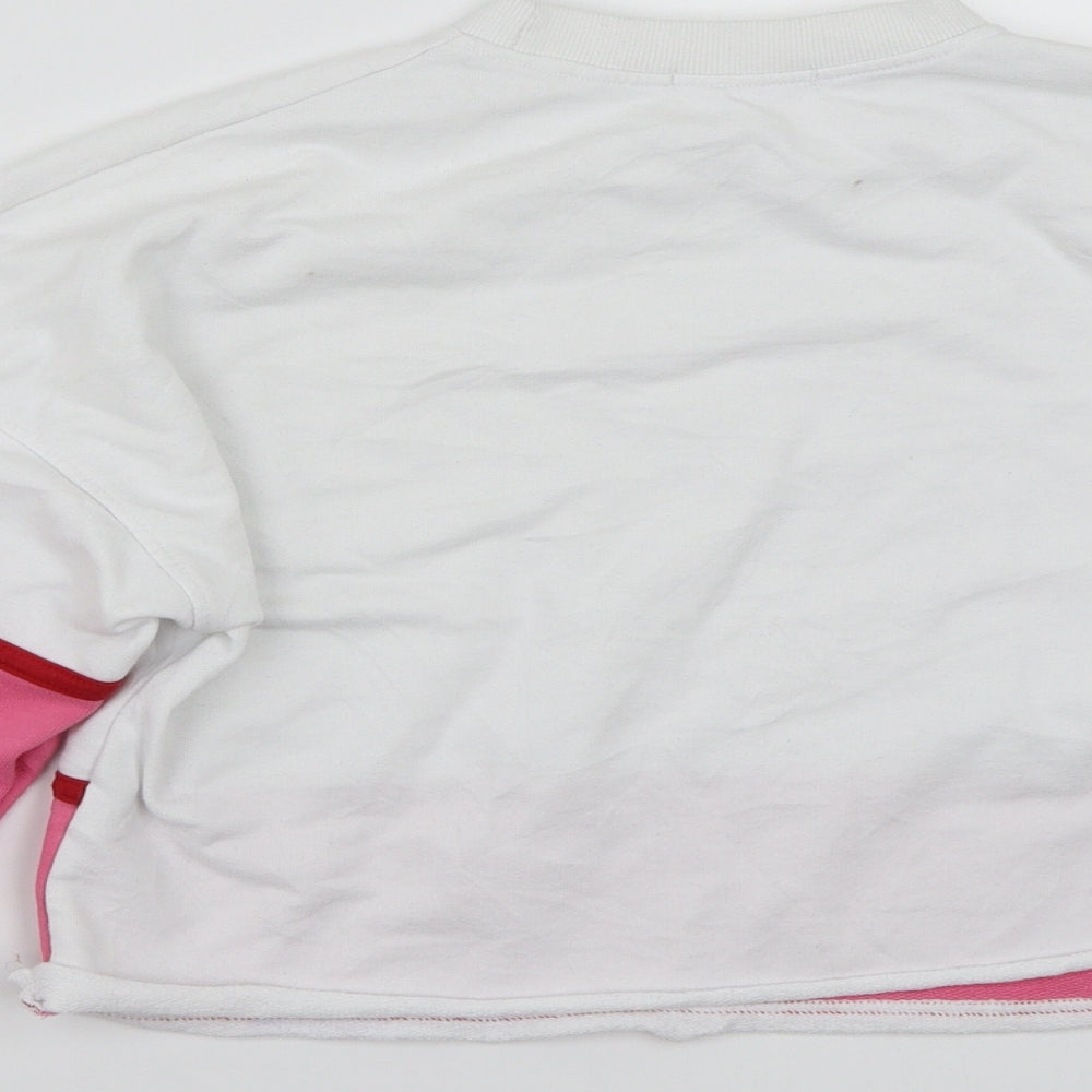 Missguided Womens White Henley Jumper Size 6