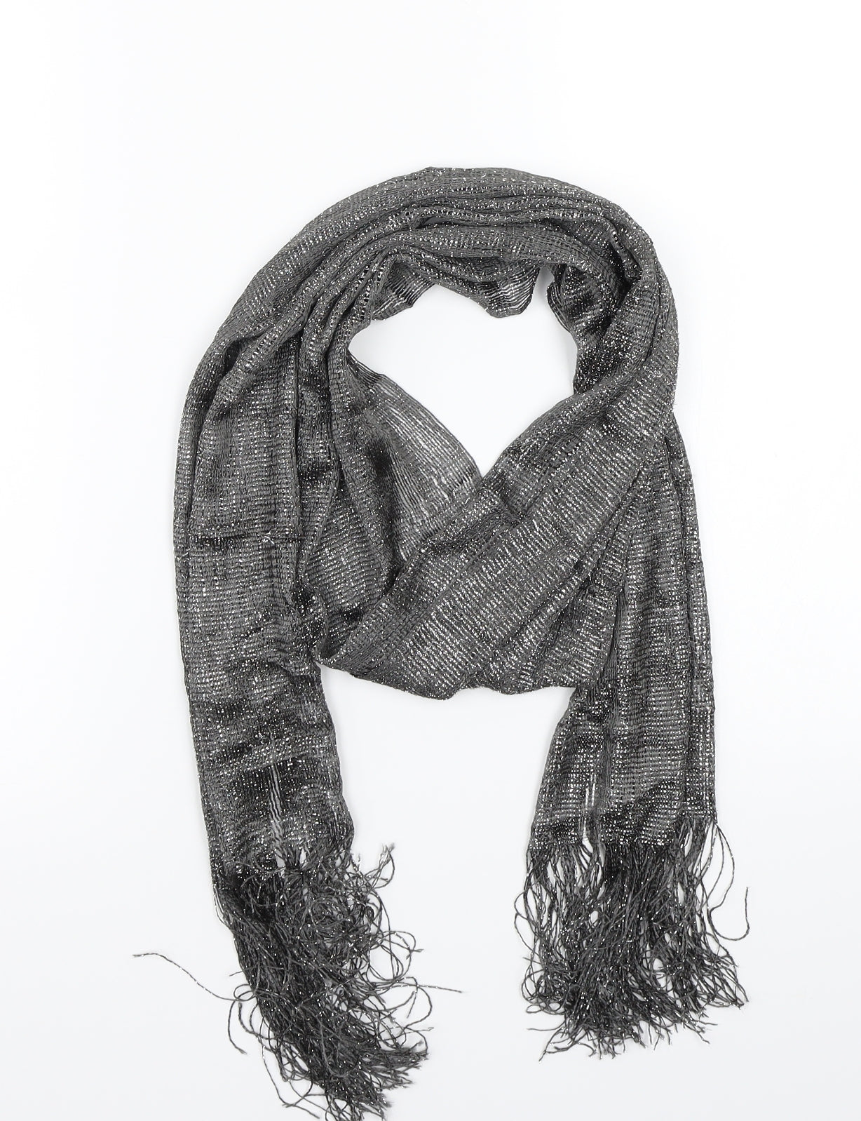 Preworn Womens Grey Scarf
