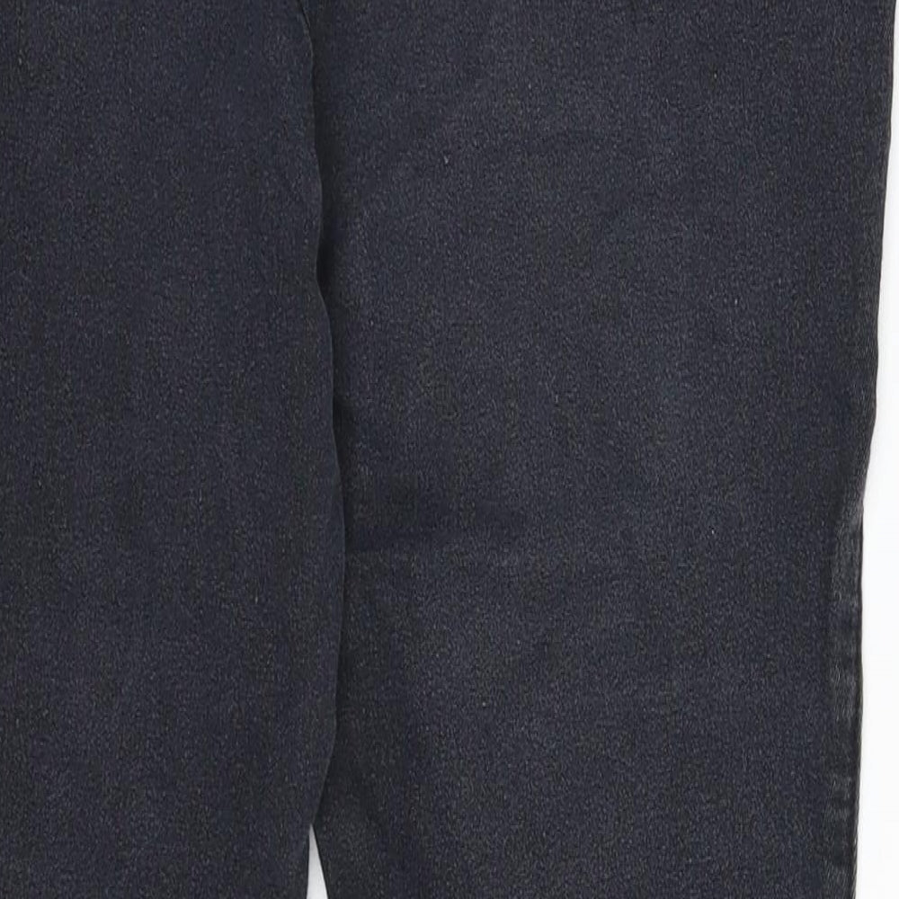 Denim & Co. Womens Grey Denim Jegging Jeans Size 12 L25 in