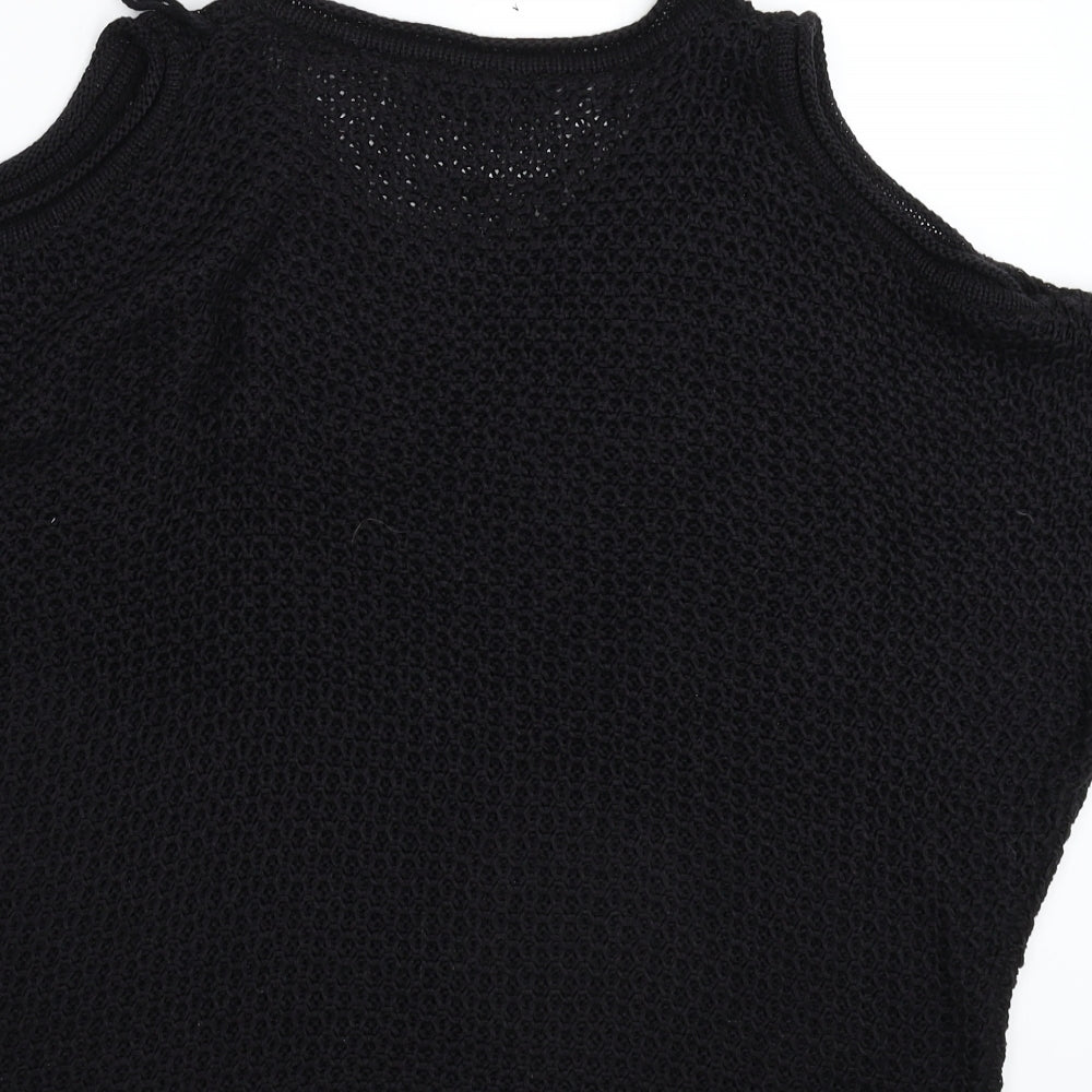 NEXT Womens Black Knit Pullover Jumper Size M