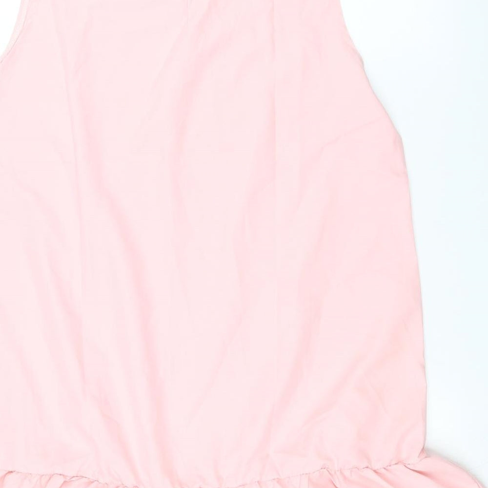 Preworn Womens Pink A-Line Size 2XL