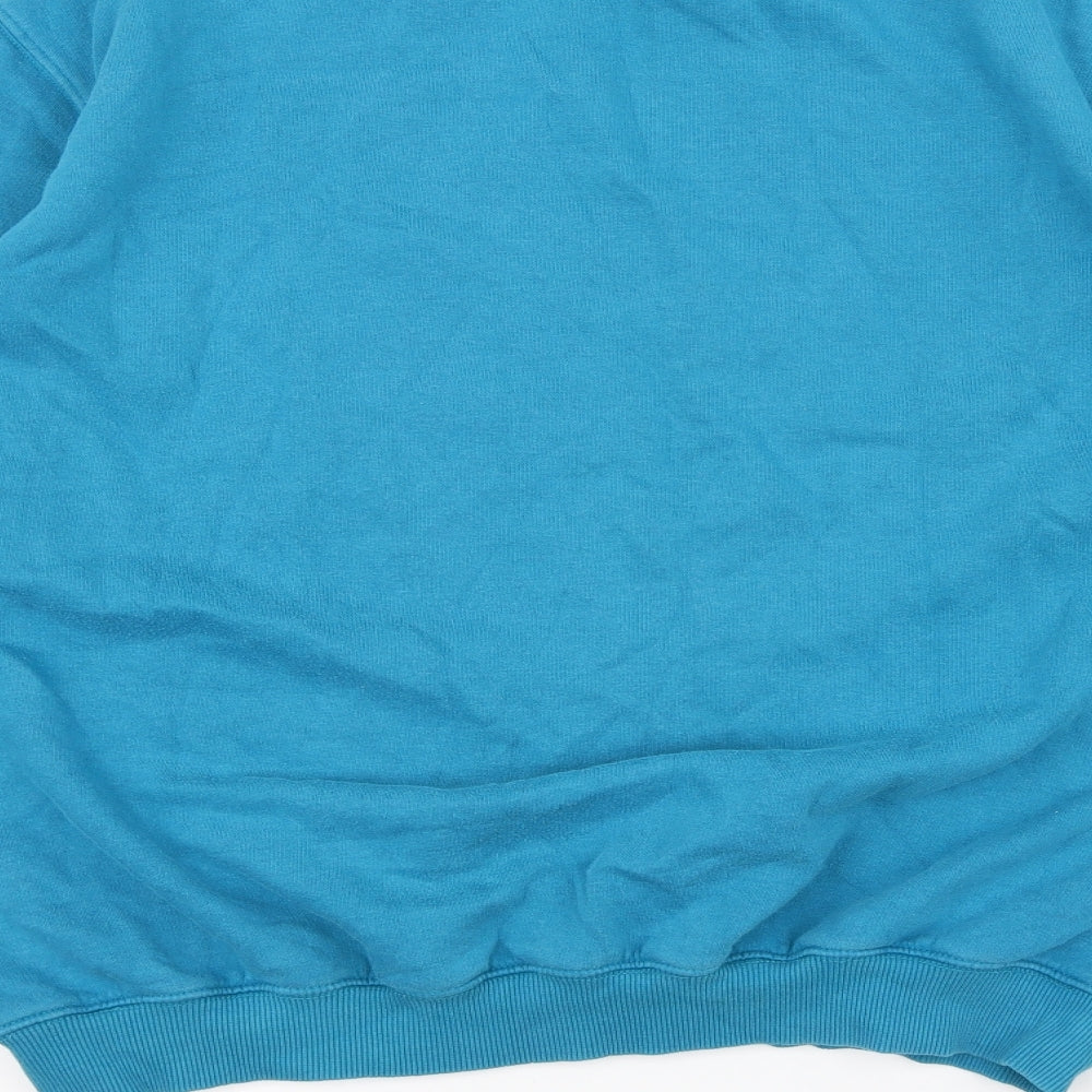 Cotton Traders Mens Blue Pullover Jumper Size L
