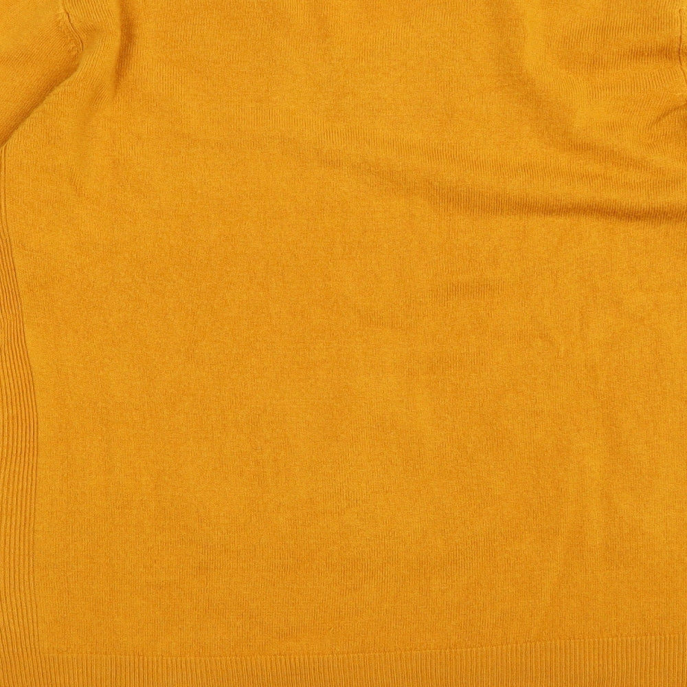 Primark Womens Yellow Pullover Jumper Size S
