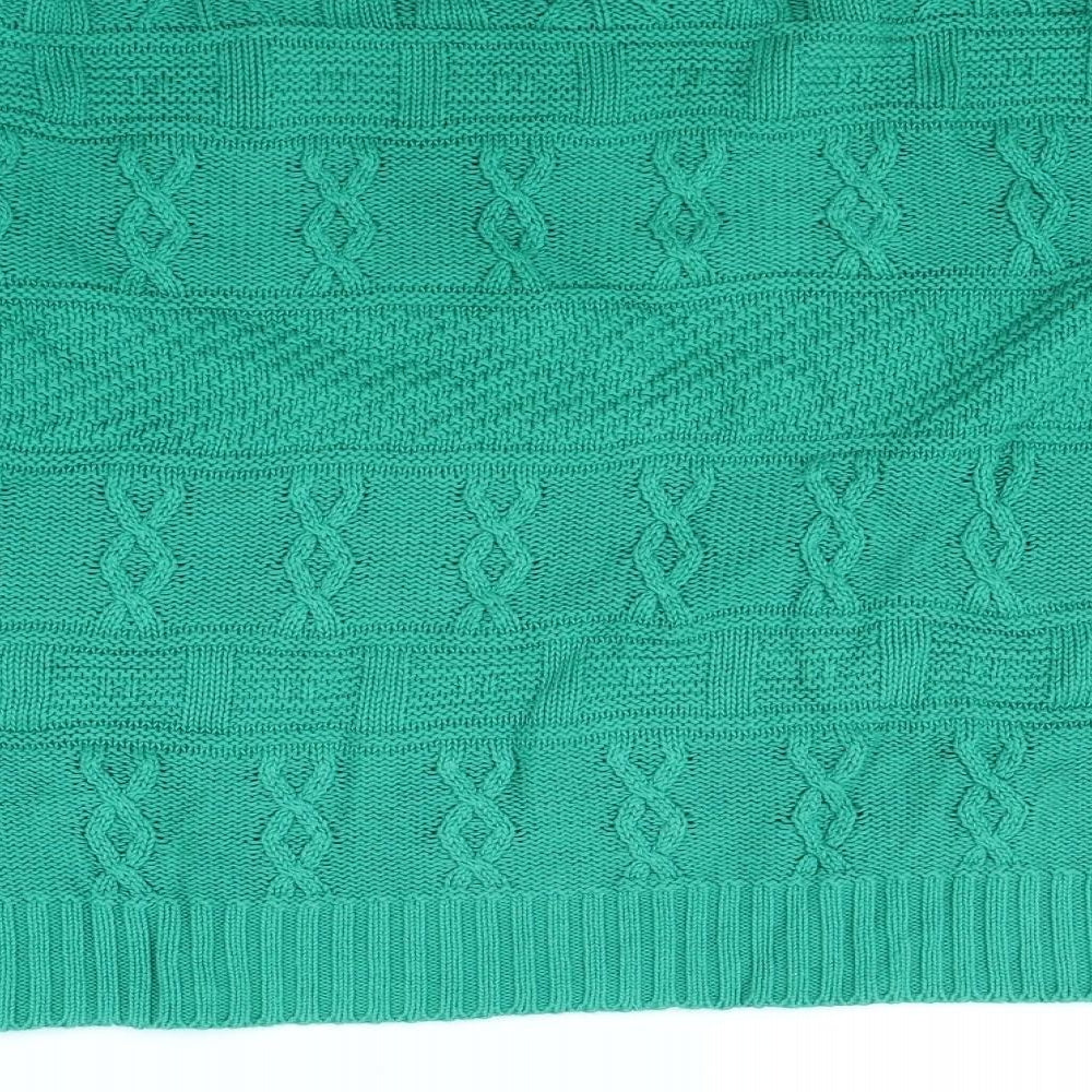 Lily Ella Womens Green Pullover Jumper Size M