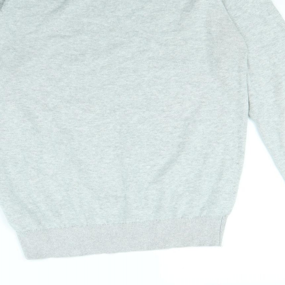 Open Mens Grey Pullover Jumper Size M