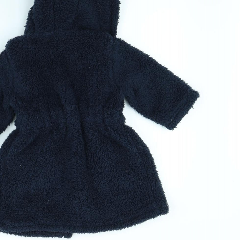 Nutmeg Boys Blue Solid Robe Size 2 Years - BEAR