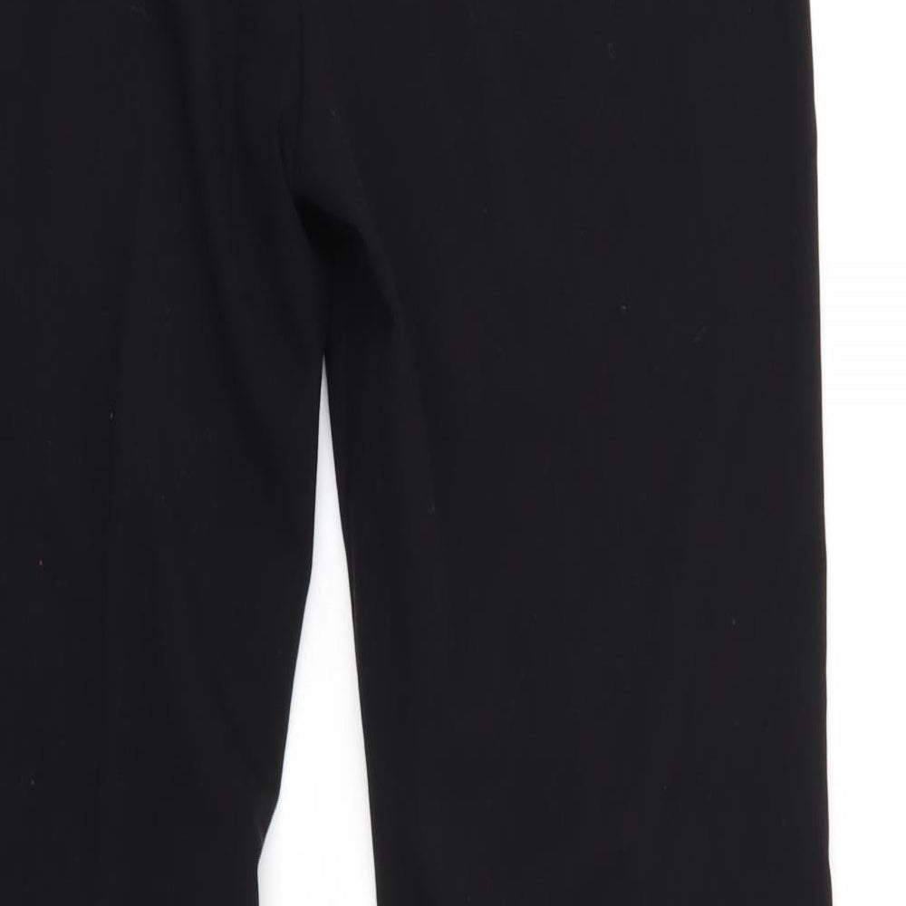Marks & Spencer Womens Black Trousers Size 10 L28 in