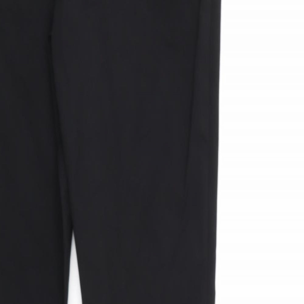 Alicia Womens Black Trousers Size 10 L29 in