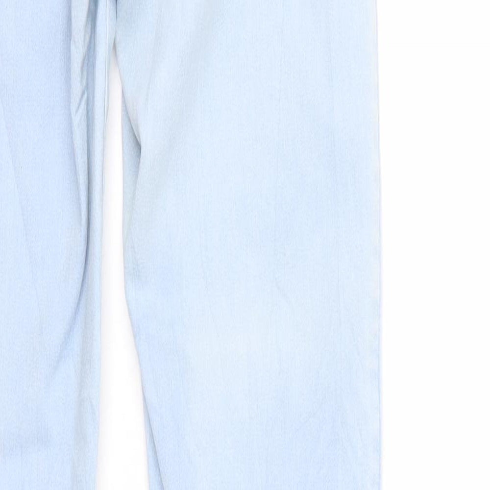 Only Womens Blue Denim Tapered Jeans Size 6 L30 in - Elastic Waist