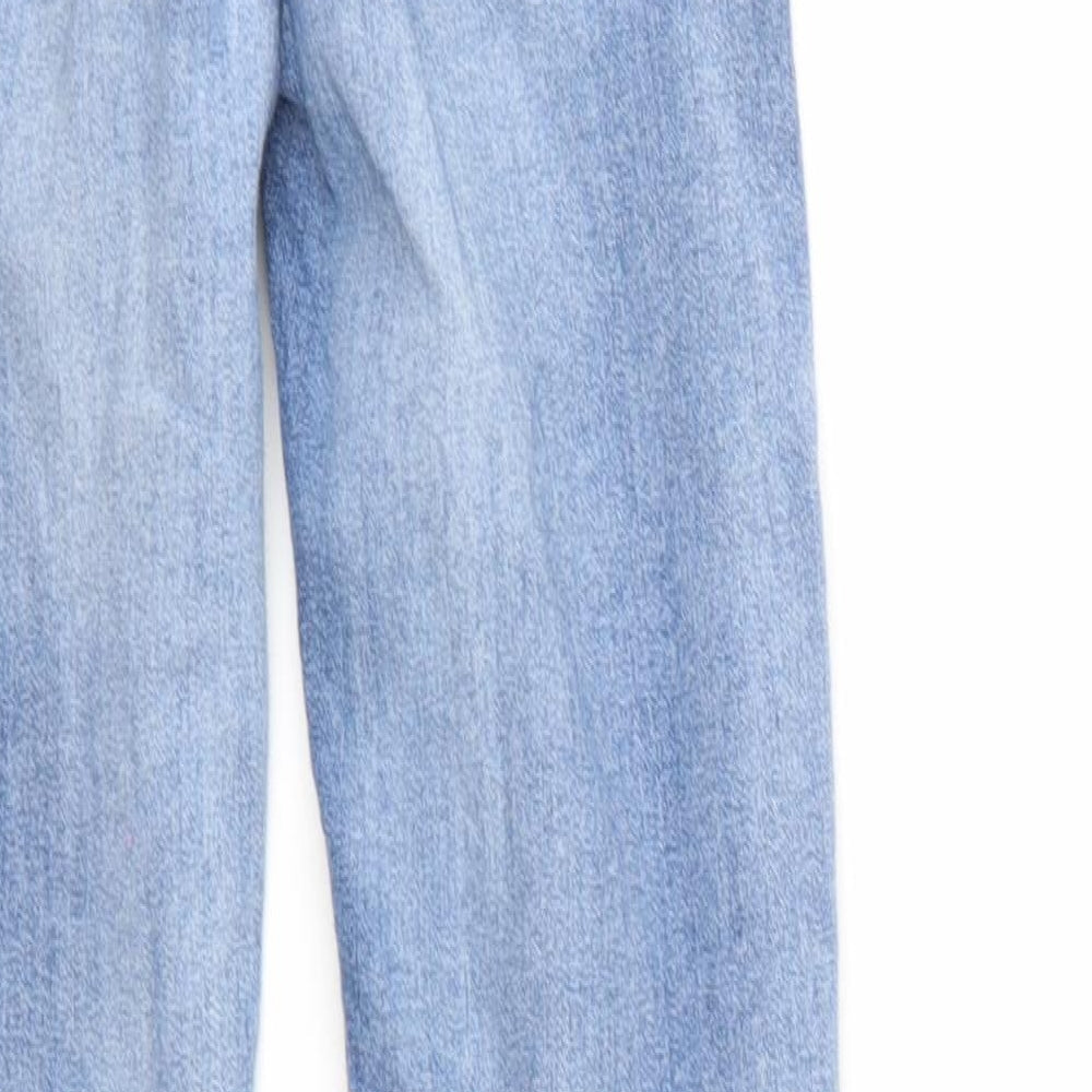 Divided Womens Blue Denim Tapered Jeans Size 6 L28 in