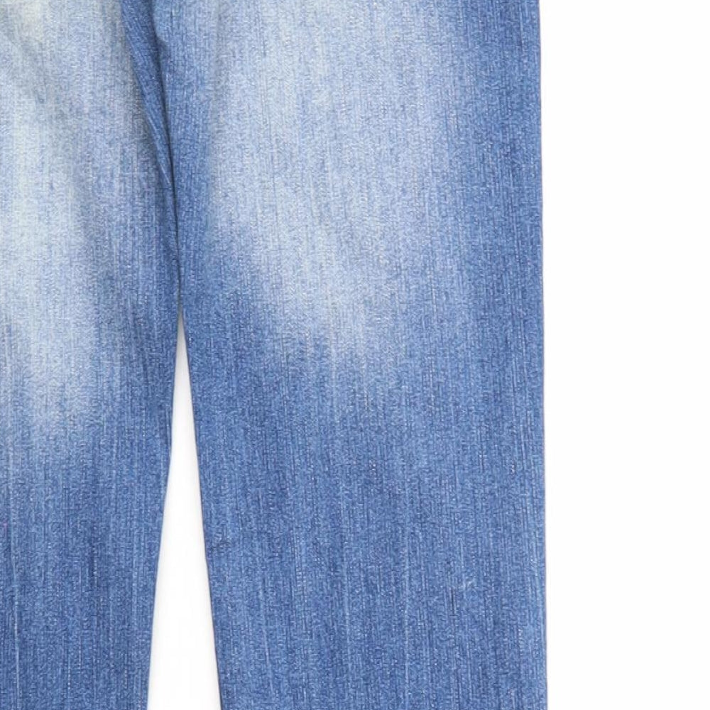 Terranova Womens Blue Denim Straight Jeans Size M L31 in