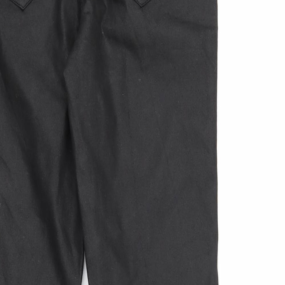 GKH Womens Black Trousers Size 8 L30 in