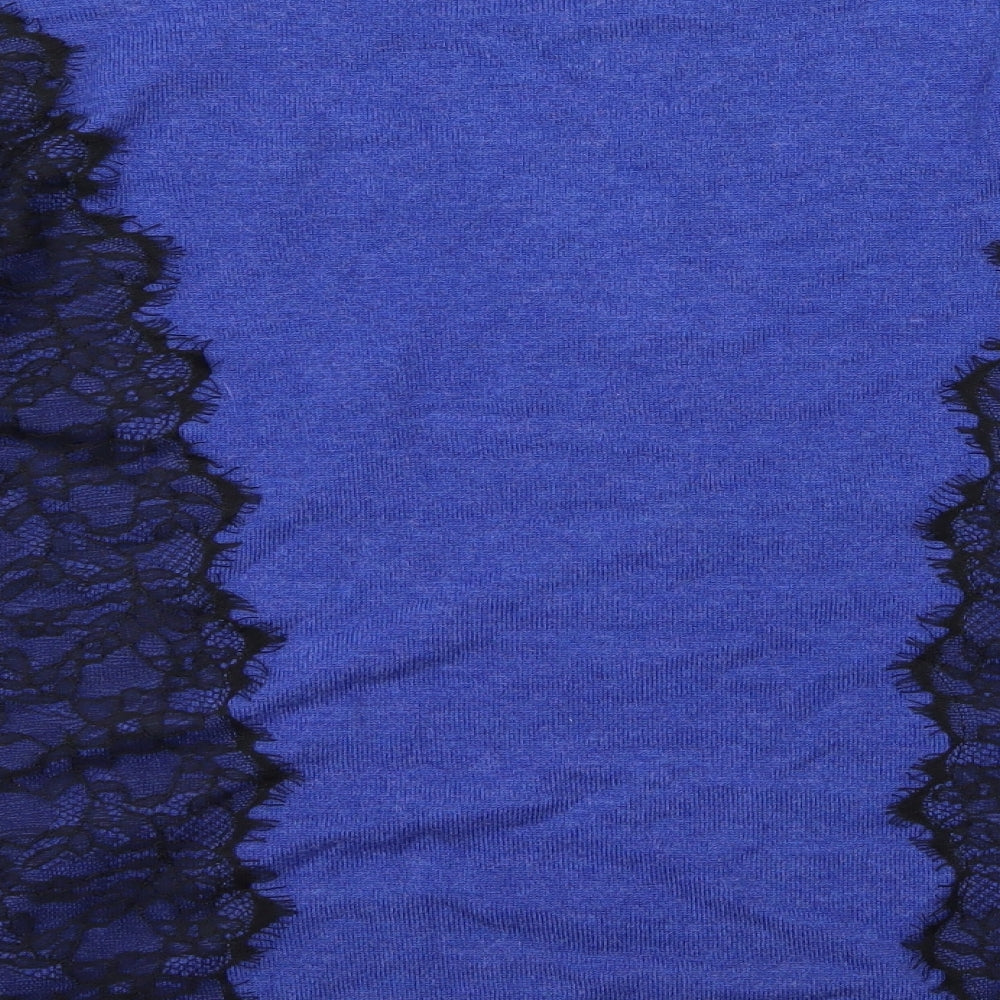 Kaliko Womens Blue Basic T-Shirt Size 14