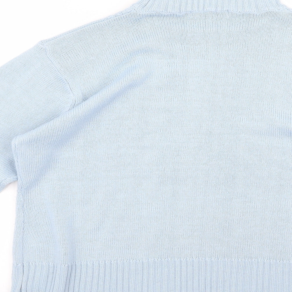 jasmin Womens Blue Pullover Jumper Size L