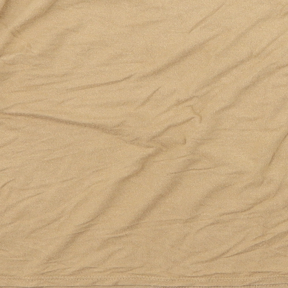 Topshop Womens Beige Basic T-Shirt Size 6