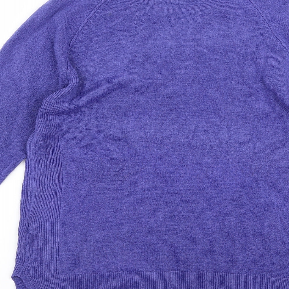 Primark Womens Purple Pullover Jumper Size S