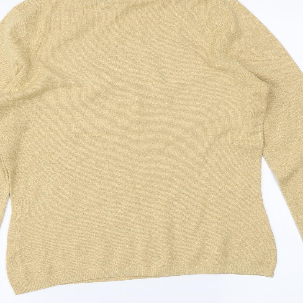 MGXX Womens Yellow Tunic Polo Size M