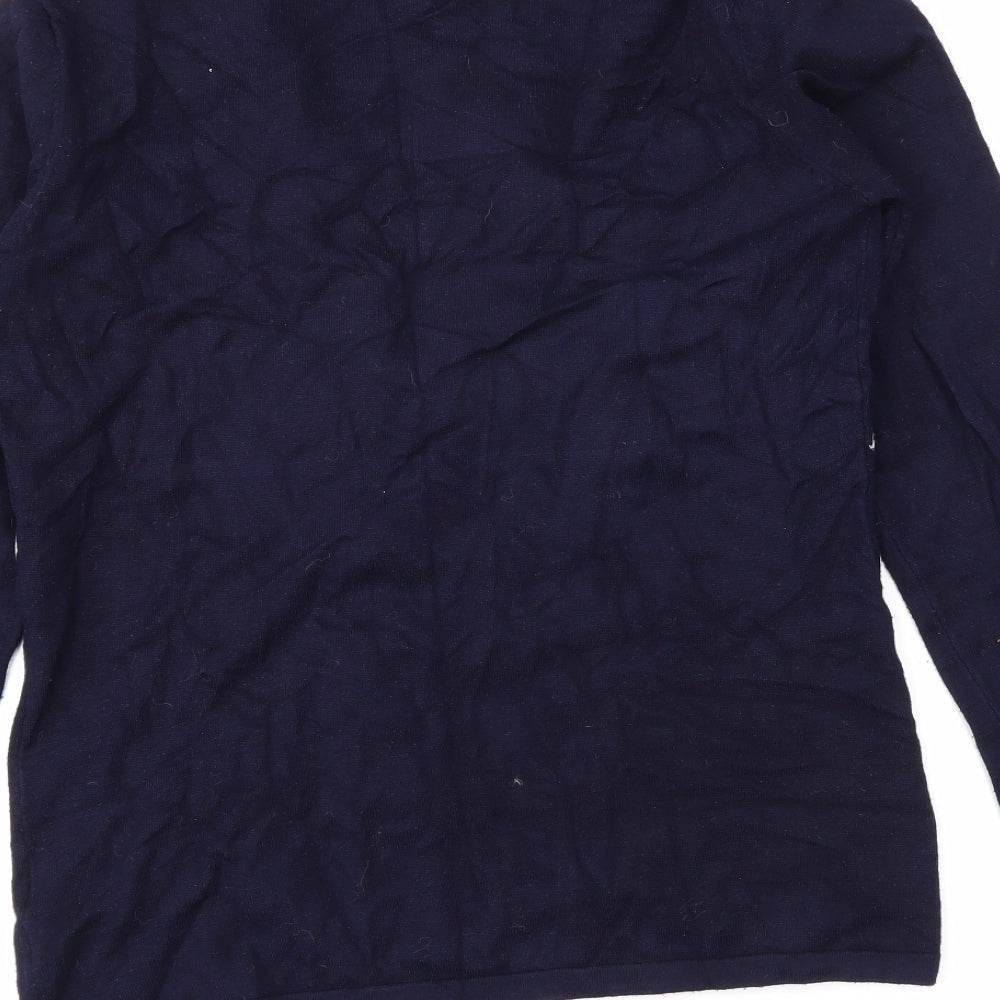 Casamia Womens Blue Cardigan Jumper Size S