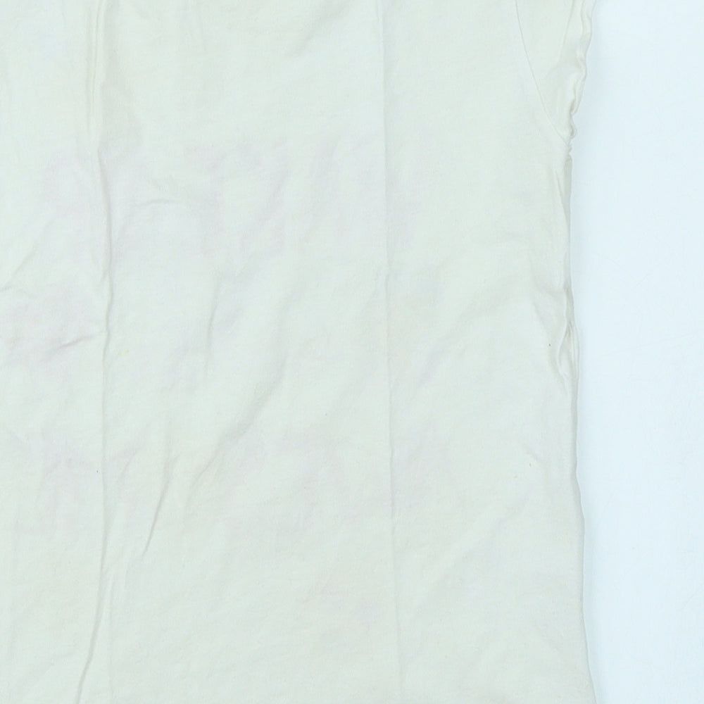 Lily & Dan Girls White Basic T-Shirt Size 7-8 Years