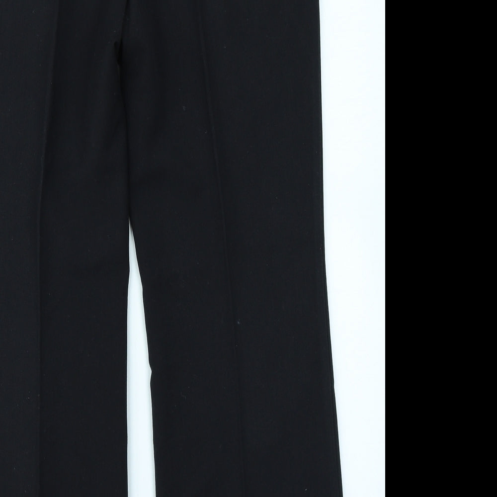 M&S Woman Womens Black Trousers Size 14 L27 in