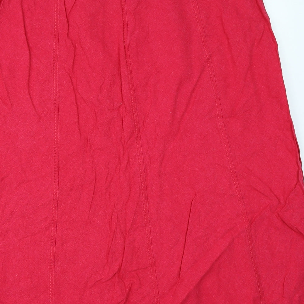 Marks & Spencer Womens Pink Flare Skirt Size 12