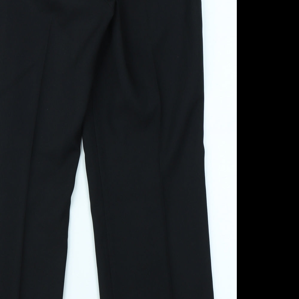 Marks & Spencer Woman Womens Black Trousers Size 14 L26 in