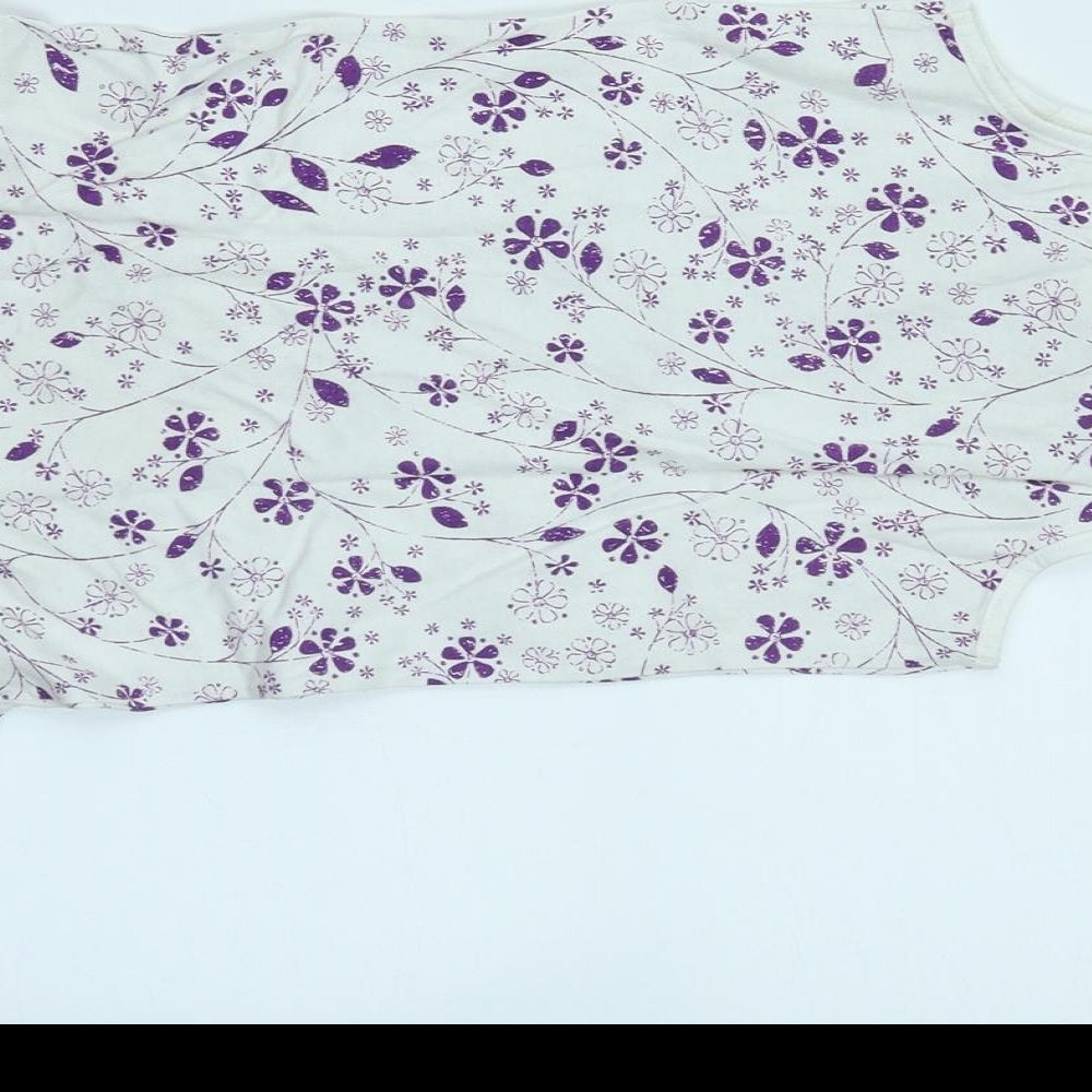 smiles Girls White Floral A-Line Size 5 Years