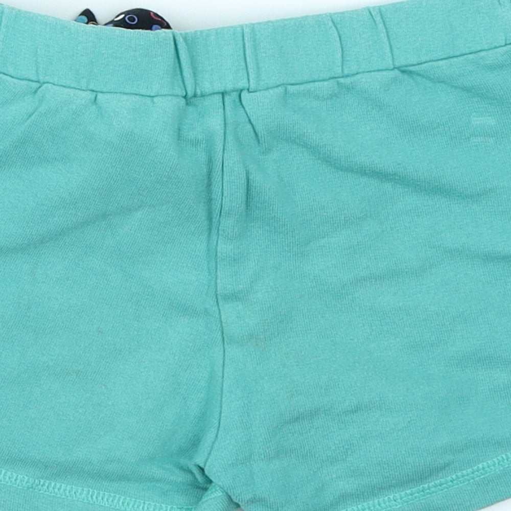 Smiles Girls Green Hot Pants Shorts Size 8 Years