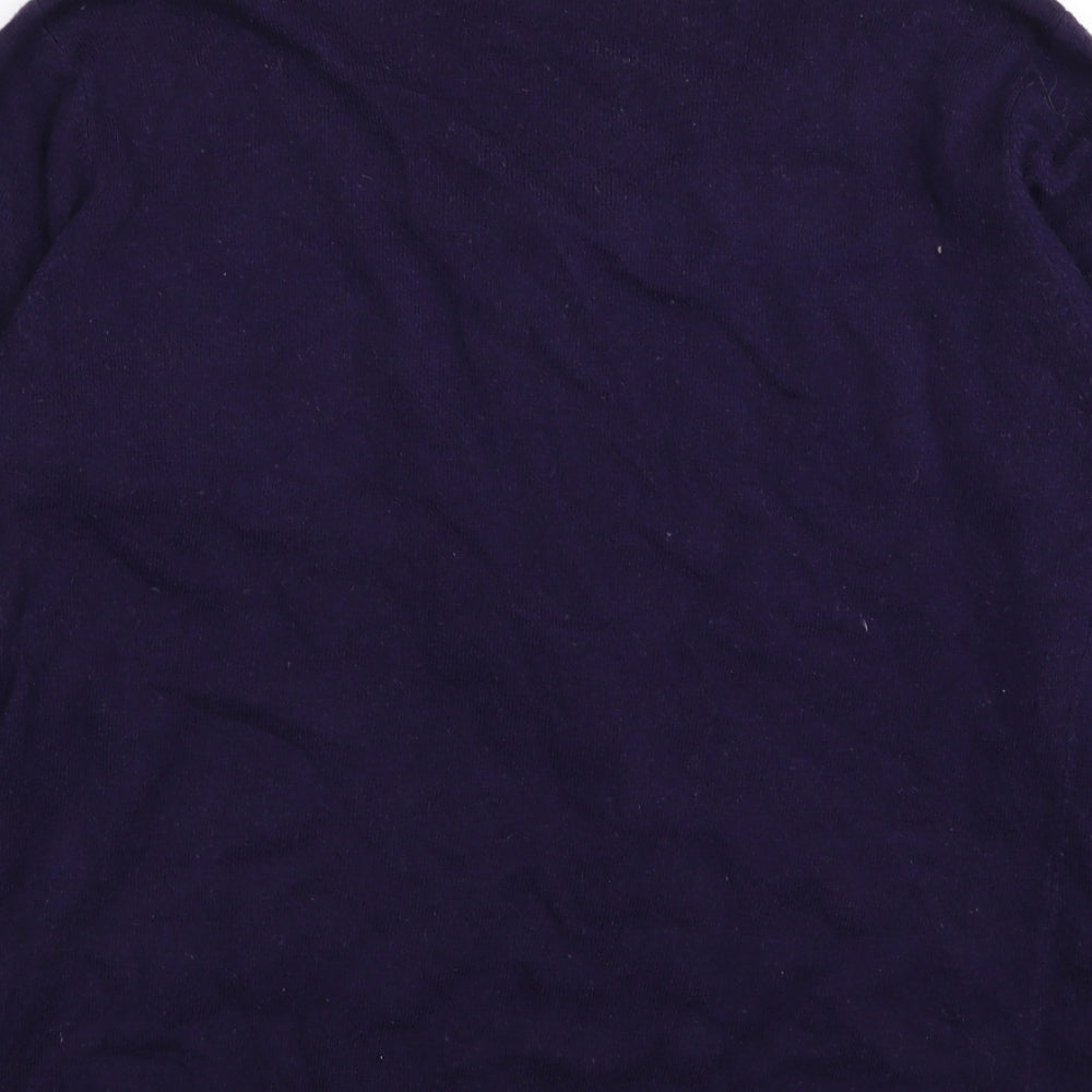 ze-ze Womens Purple Cardigan Jumper Size L