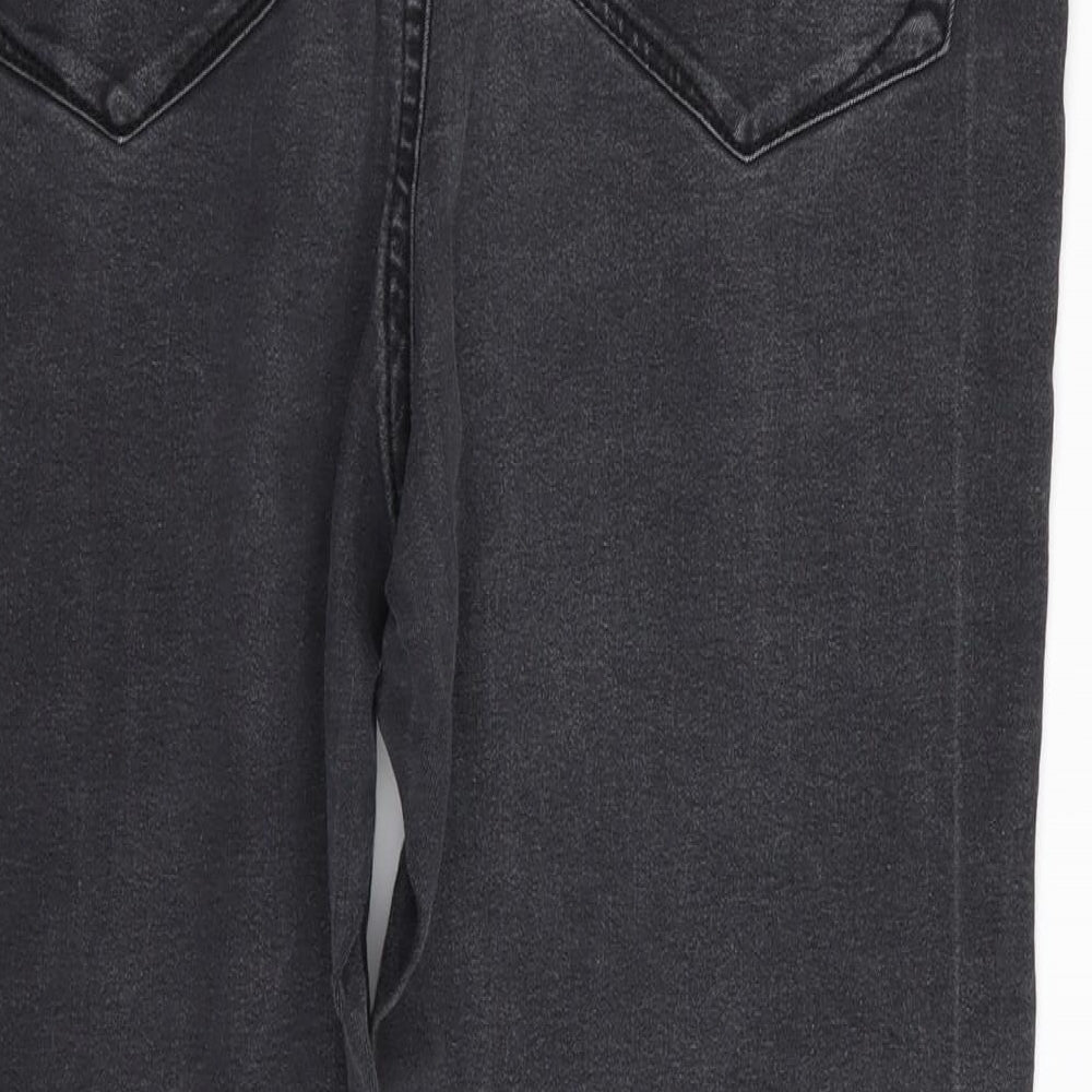 denim and co Womens Black Skinny Jeans Size 16 L25 in