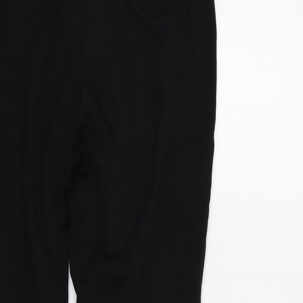 Marks & Spencer Womens Black Trousers Size 12 L20 in