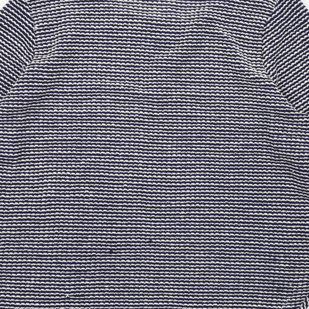 WITH LOVE Womens Blue Pullover Jumper Size M