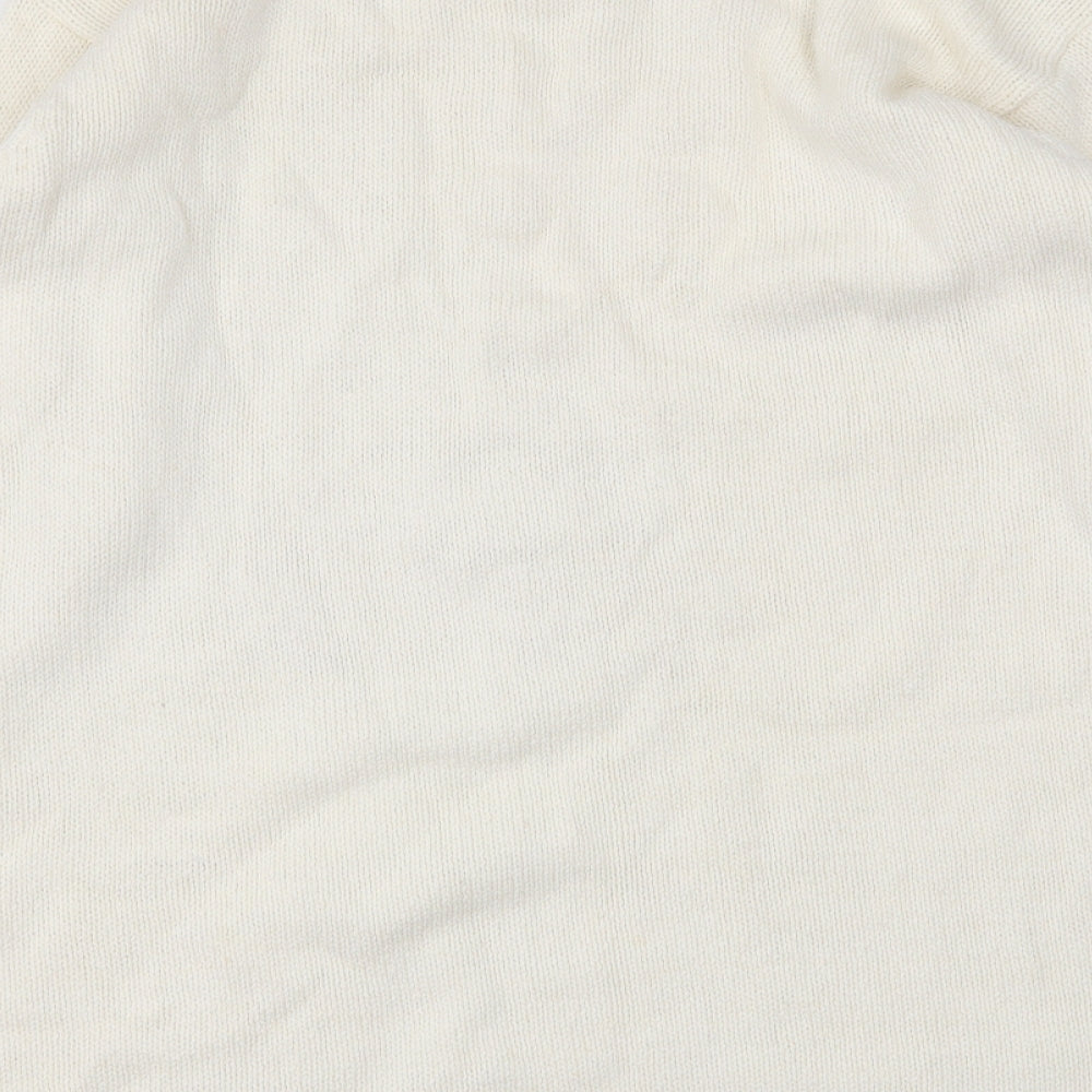 Sanco Womens Ivory Pullover Jumper Size M