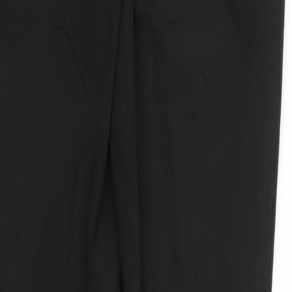 NEXT Womens Black Trousers Size 6 L25 in