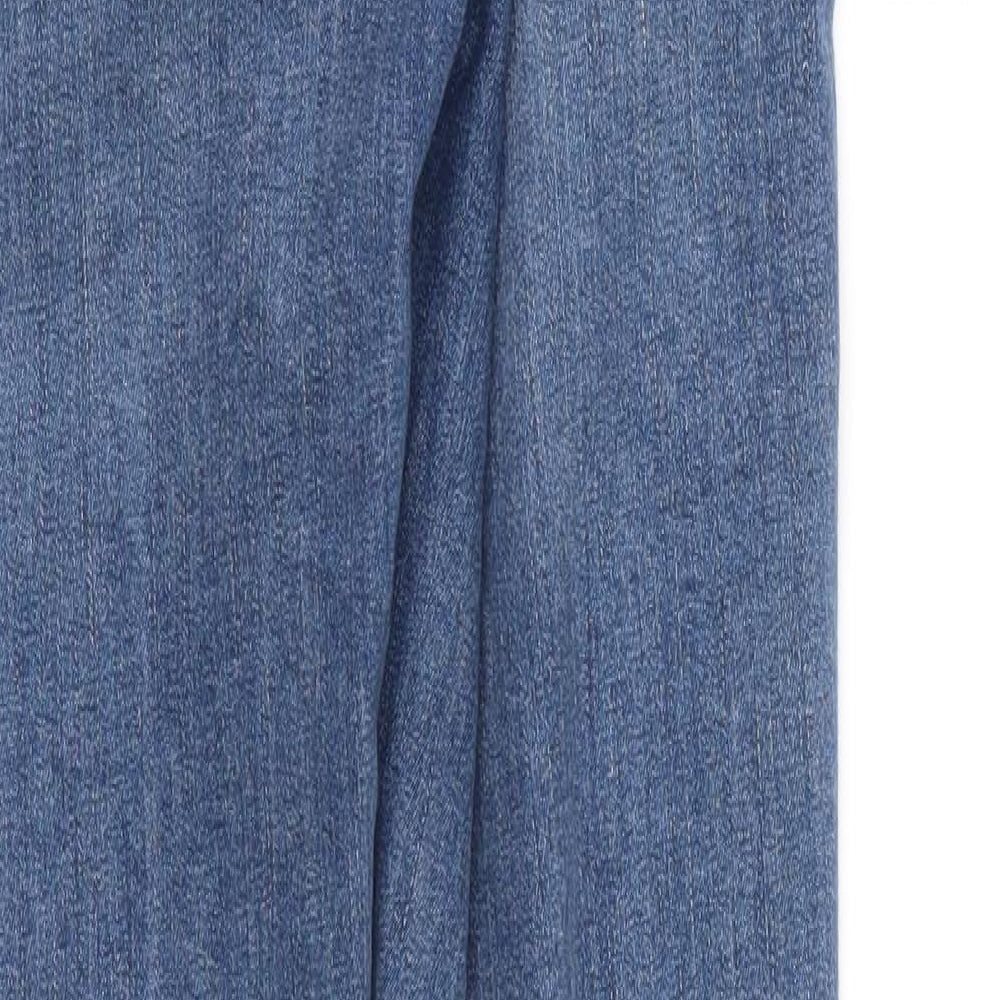 Topshop Womens Blue Skinny Jeans Size 26 L26 in