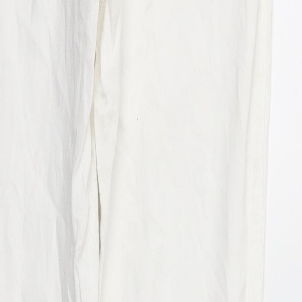 Preworn Womens White Skinny Jeans Size S L30 in