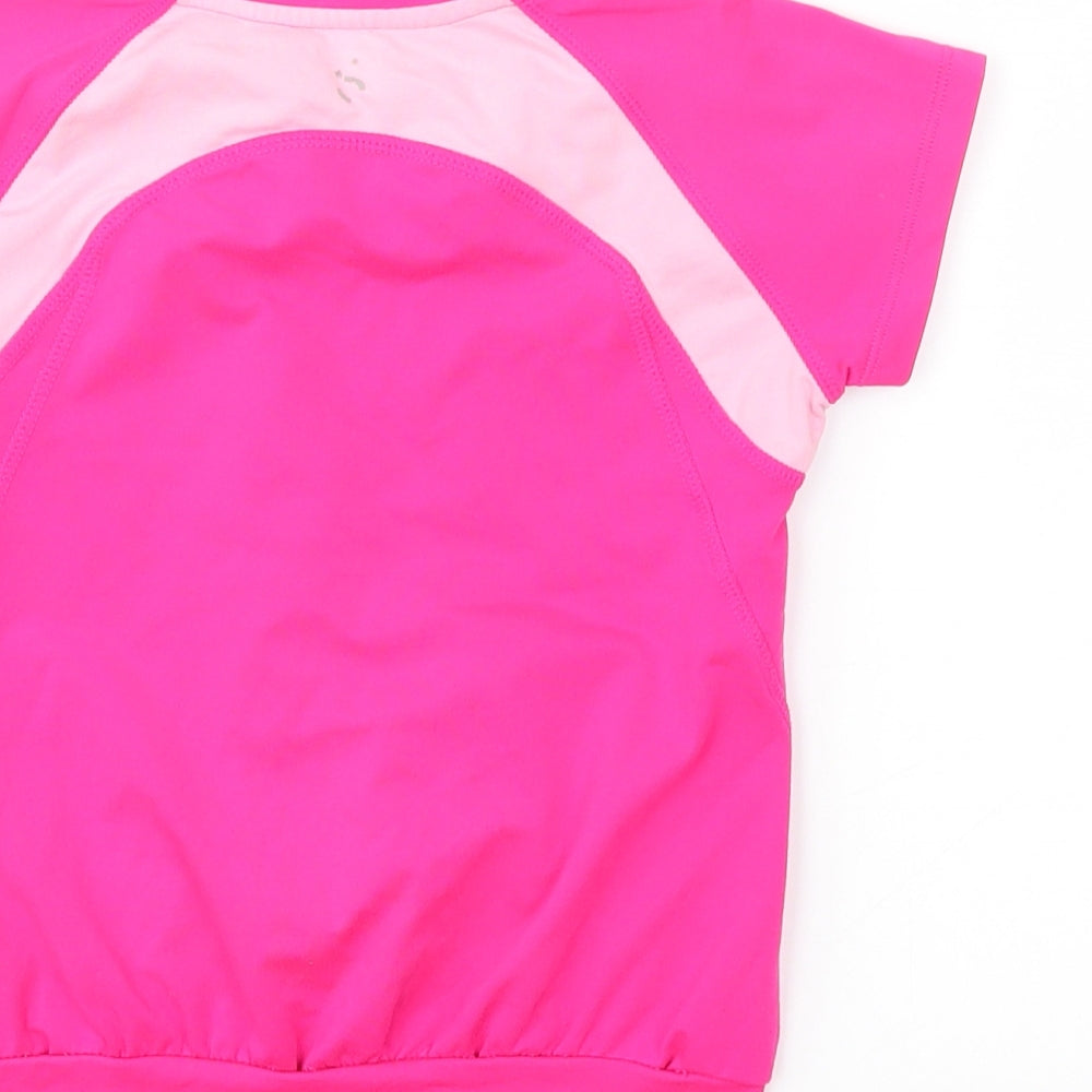 H&M Girls Pink Basic T-Shirt Size 3-4 Years
