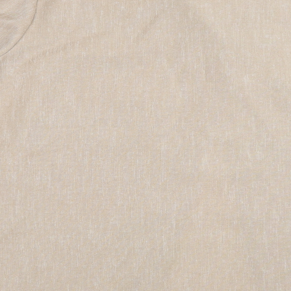 Daxon Womens Beige Basic Button-Up Size 24