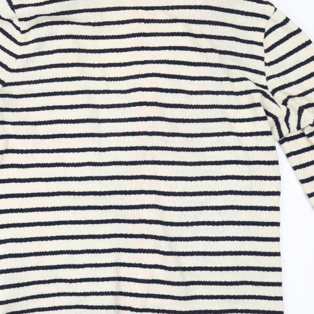 Springfield Womens Ivory Striped Jacket Size 10